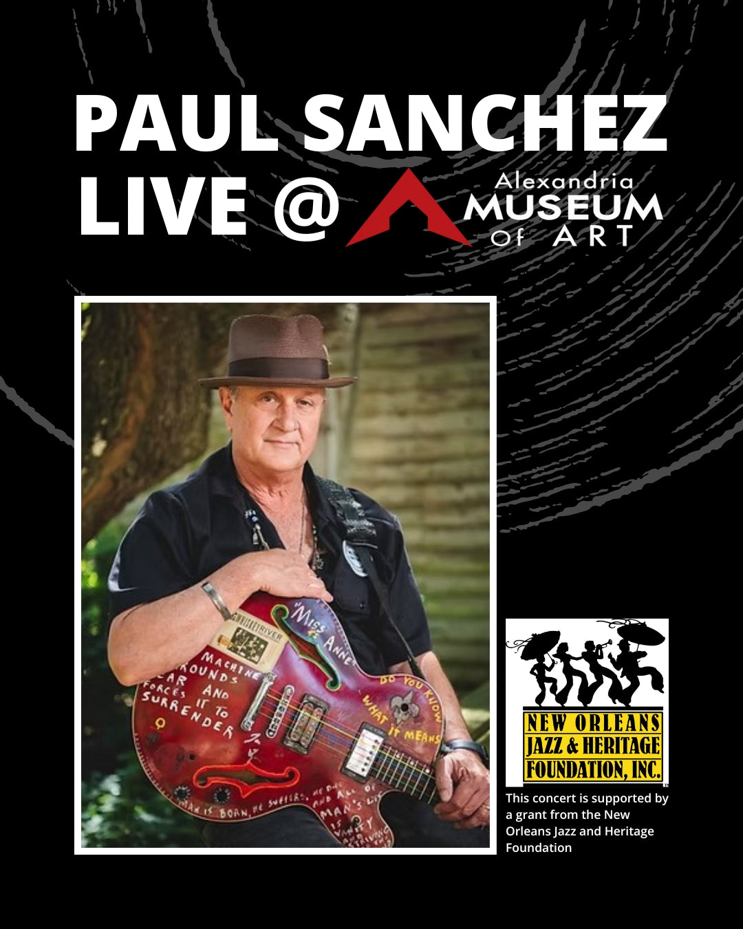Paul Sanchez & Trio Concert