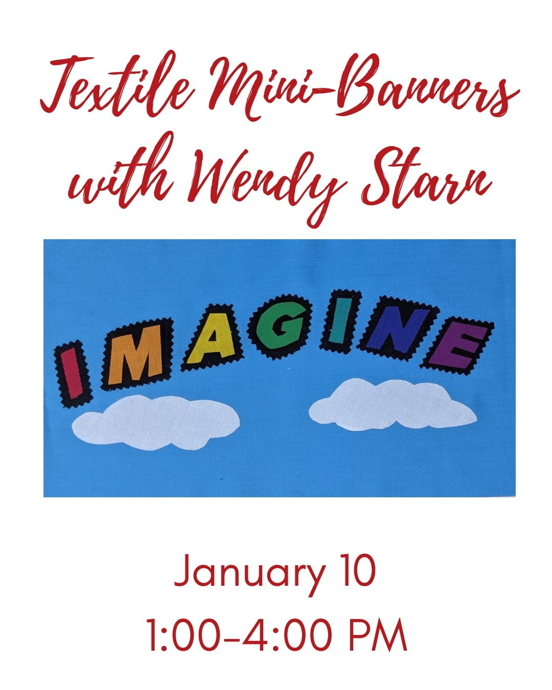 Textile Mini-Banners with Wendy Starn